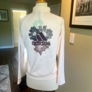 Addidas full zip woman’s jacket small